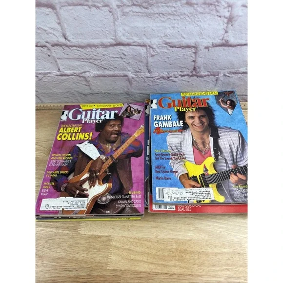 GUITAR PLAYER MAGAZINE, LOT OF 12! Complete! 1988. Clapton, Nugent And More